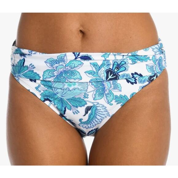 La Blanca Santorini Sun Shirred Band Hipster Bottom 16 NWT - Picture 1 of 5
